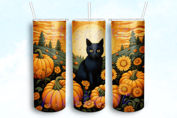 Autumn Sunflowers Tumbler Sublimation