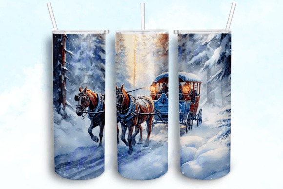 Christmas Magic Sleigh Tumbler