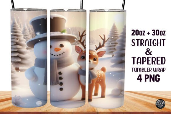 Christmas Tumbler Wrap Design