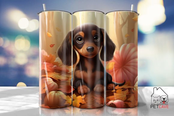 Dachshund Puppy Fall Tumbler
