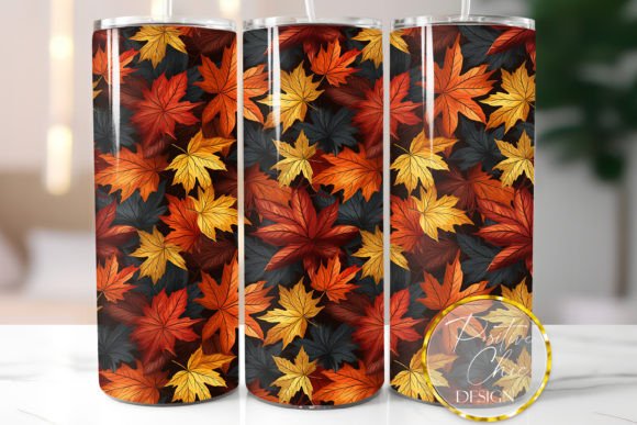 Fall Wrap 20 Oz Skinny Tumbler Autumn
