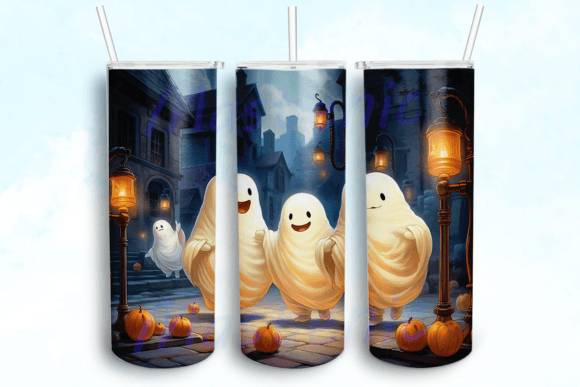 Halloween Ghost Tumbler Sublimation