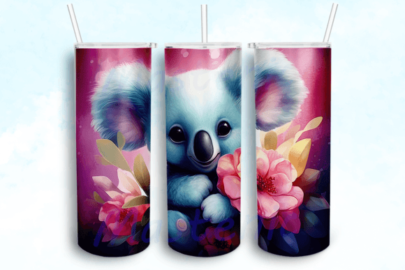 Koala 20 Oz Skinny Tumbler Sublimation