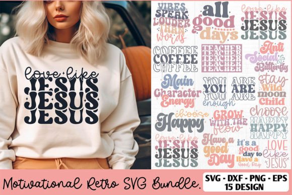Motivational Retro SVG Bundle