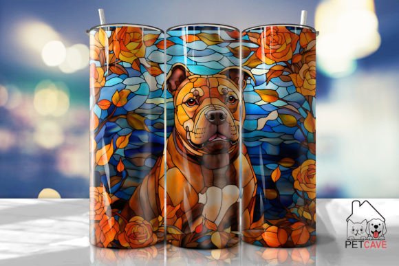 Pit Bull Tumbler Wrap 2
