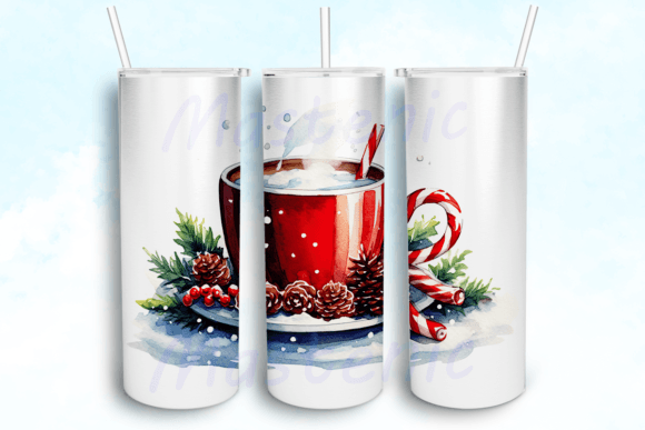 Warm Holiday Cocoa Tumbler Sublimation