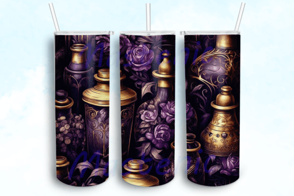 Witchy Potions Gothic Tumbler PNG